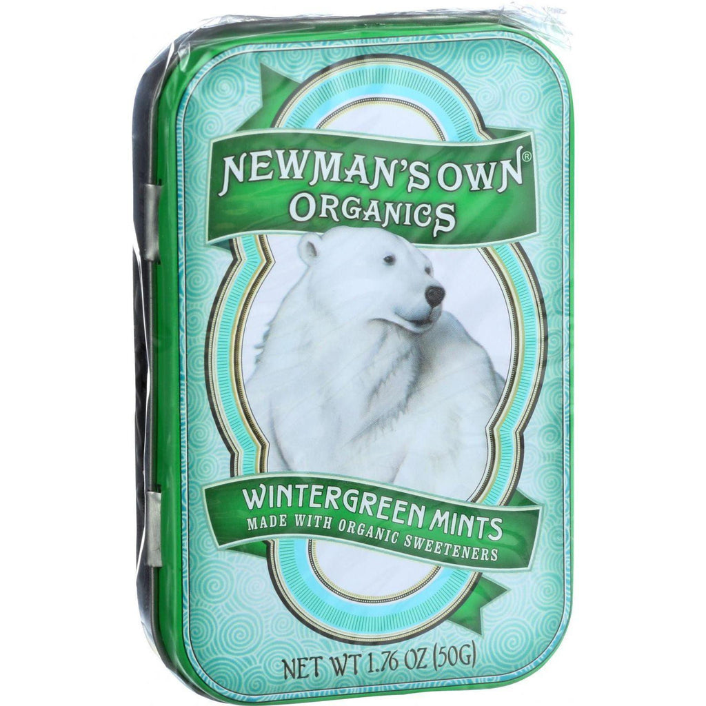 Newman's Own Organics Mints - Organic - Wintergreen - 1.65 Oz - Case Of 6