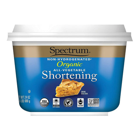 Spectrum Naturals Organic Shortening - Case Of 1 - 24 Oz.