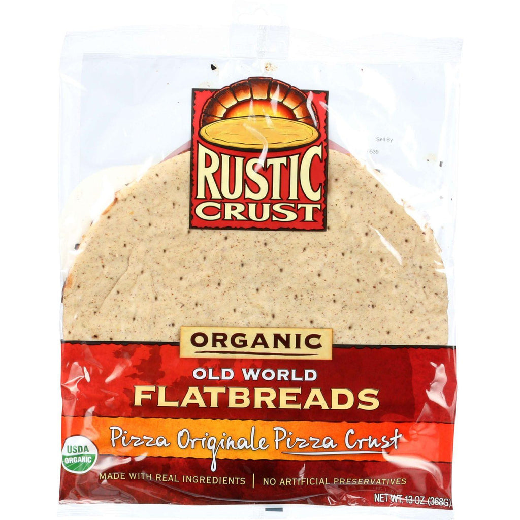 Rustic Crust Pizza Crust - Organic - Flatbreads - Pizza Originale - 13 Oz - Case Of 8