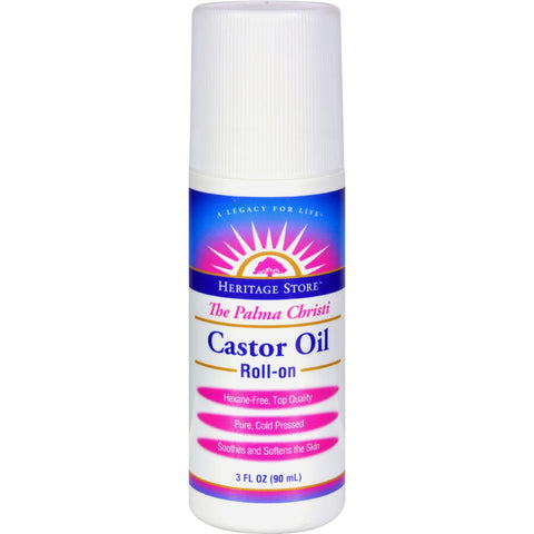 Heritage Products The Palma Christi Castor Oil Roll-on - 3 Fl Oz