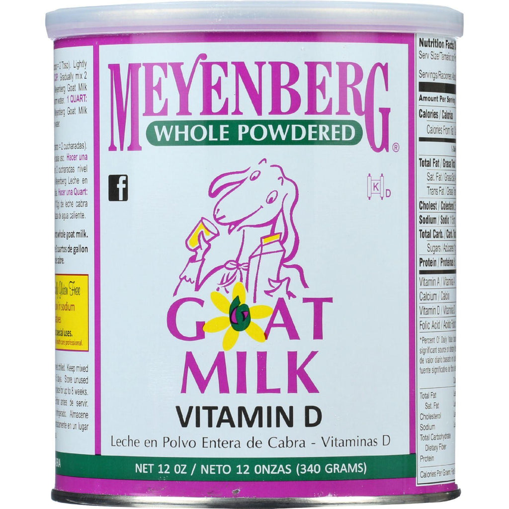 Meyenberg Goat Milk - Powdered - 12 Oz - Case Of 12