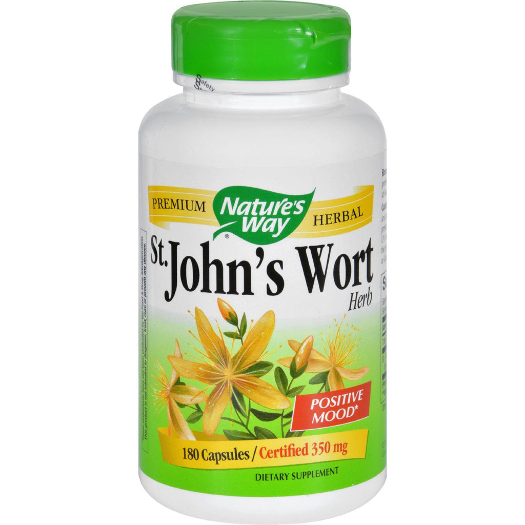 Nature's Way St John's Wort Herb - 180 Capsules