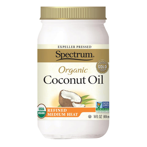 Spectrum Naturals Organic Refined Coconut Oil - Case Of 12 - 14 Fl Oz.