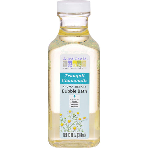 Aura Cacia Aromatherapy Bubble Bath Tranquil Chamomile - 13 Fl Oz