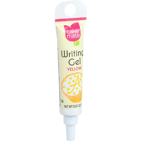 Cake Mate Decorating Gel - Yellow - .67 Oz - Case Of 6