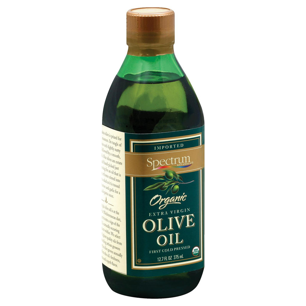 Spectrum Naturals Organic Unrefined Extra Virgin Olive Oil - Case Of 6 - 12.7 Fl Oz.