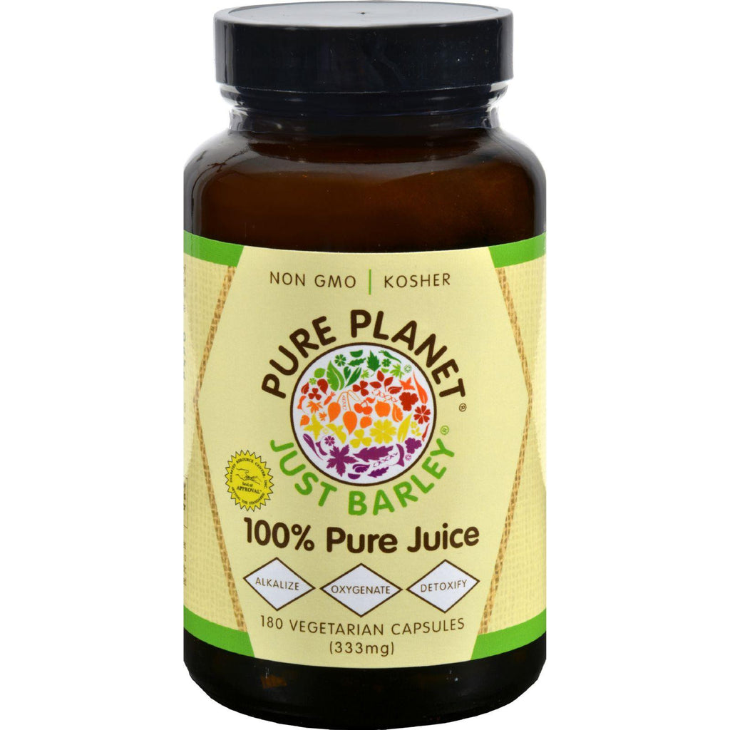 Pure Planet Just Barley - 180 Vegetarian Capsules