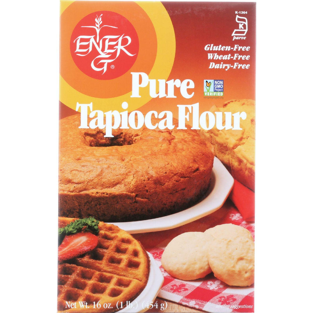 Ener-g Foods Flour - Tapioca - Pure - Wheat Free - 16 Oz - Case Of 12