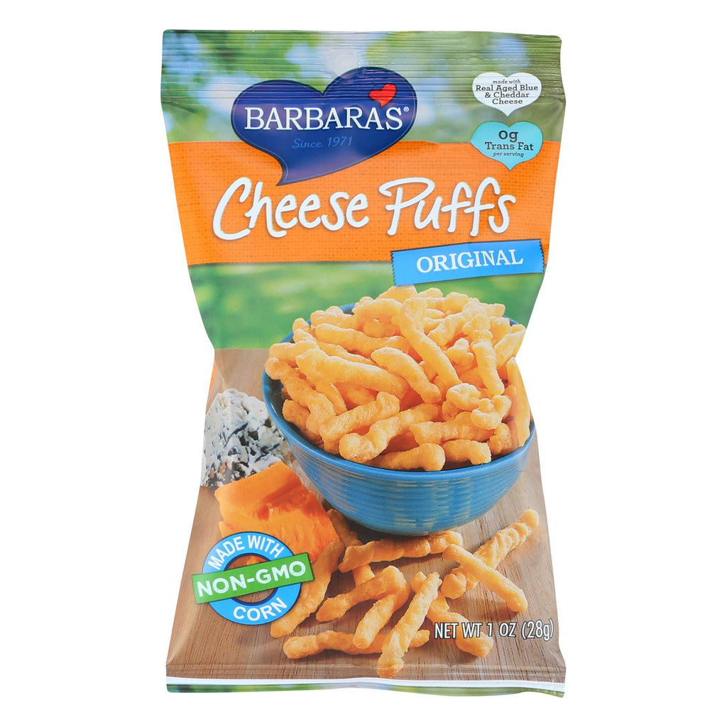 Barbara's Bakery Cheese Puffs - Original - Case Of 24 - 1 Oz.