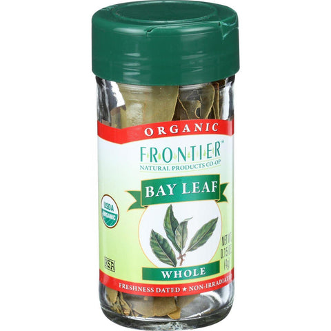 Frontier Herb Bay Leaf - Organic - Whole - .15 Oz