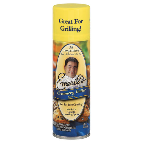 Emeril Cooking Spray - Creamery Butter - Case Of 6 - 6 Oz.