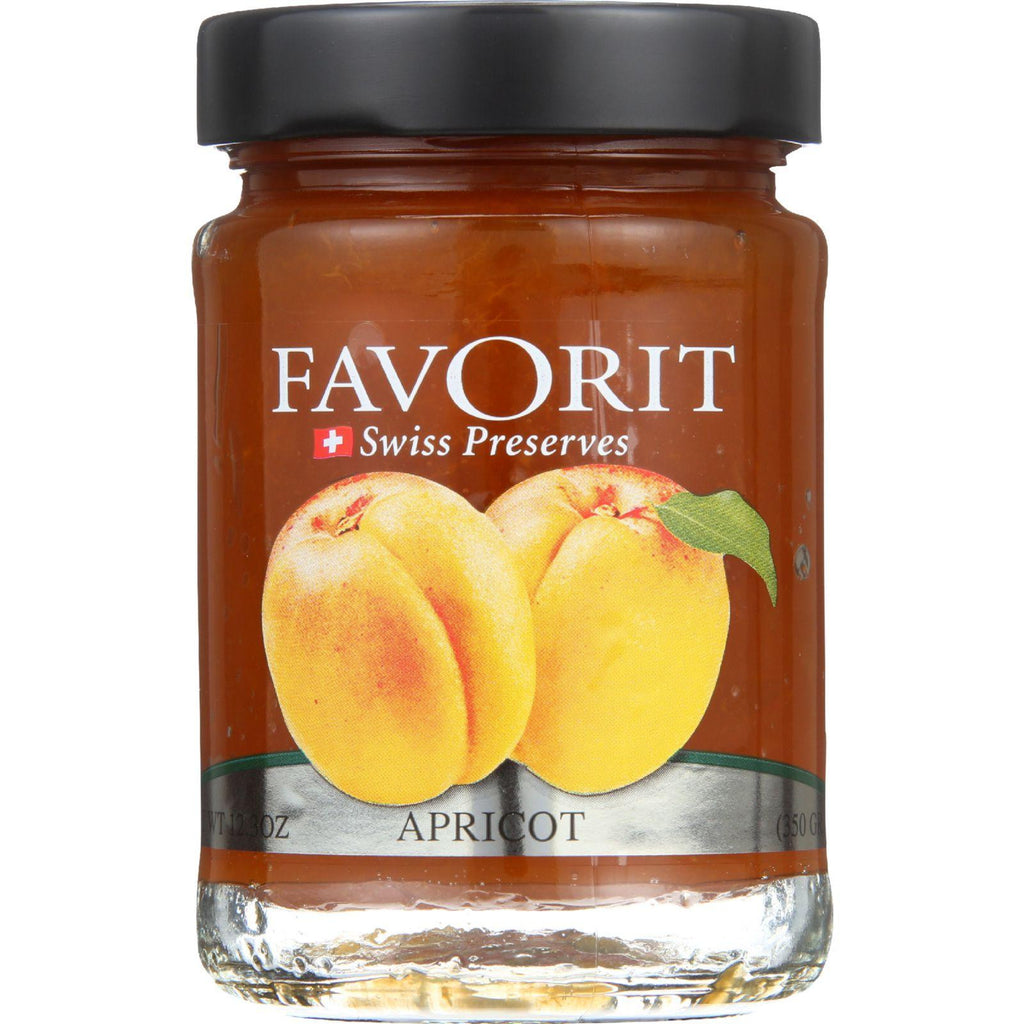 Favorit Preserves - Swiss - Apricot - 12.3 Oz - Case Of 6