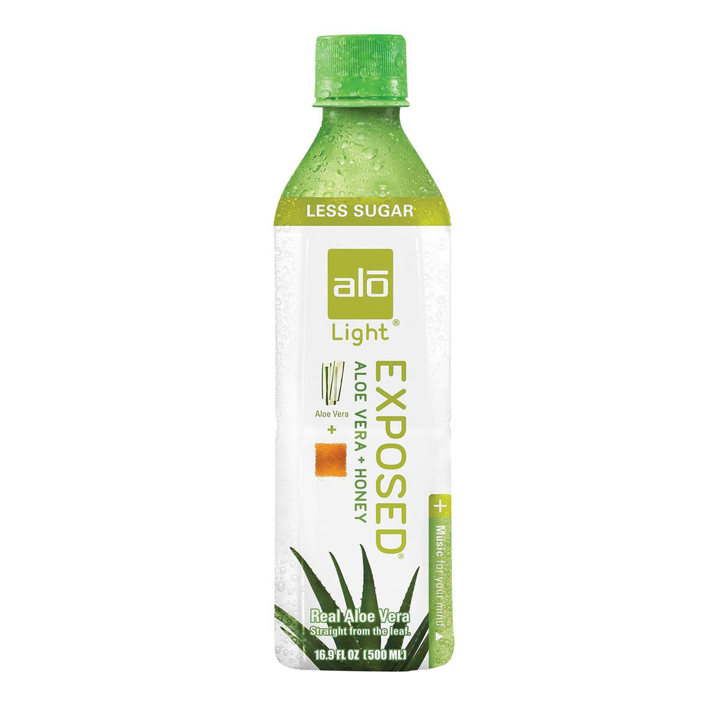 Alo Original Exposed Aloe Vera Juice Drink - Original And Honey - Case Of 6 - 50.7 Fl Oz.