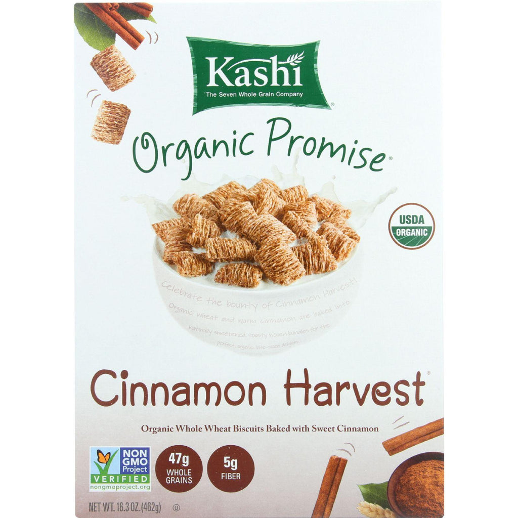 Kashi Cereal - Organic - Whole Wheat - Organic Promise - Cinnamon Harvest - 16.3 Oz - Case Of 12