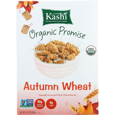 Kashi Cereal - Organic - Whole Wheat - Organic Promise - Autumn Wheat - 16.3 Oz - Case Of 12