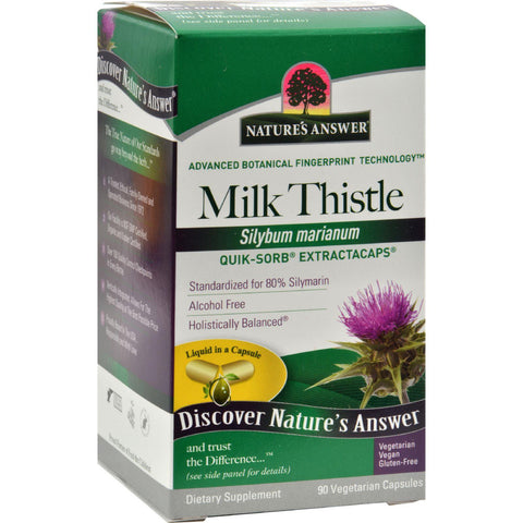 Nature's Answer Extractacaps Milk Thistle - 90 Veggie Caps