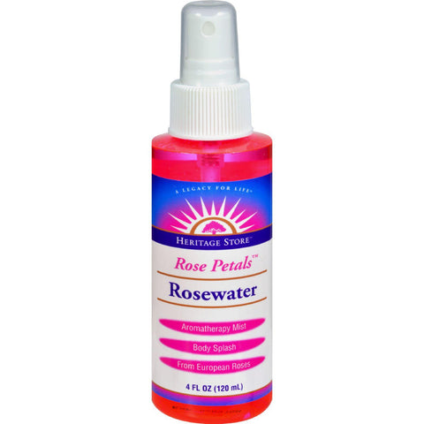 Heritage Products Rose Petals Rosewater Spray - 4 Fl Oz