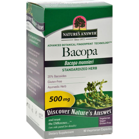 Nature's Answer Bacopa - 500 Mg - 90 Veggie Caps