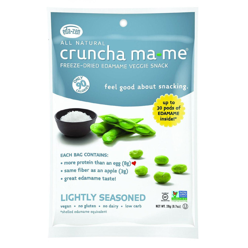 Eda-zen Cruncha Ma Me - Lightly Seasoned - .7 Oz - Case Of 8