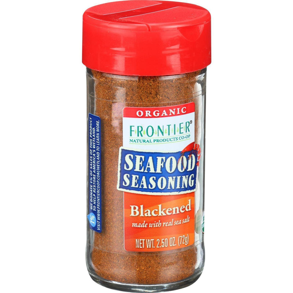 Frontier Herb Seafood Seasoning - Organic - Blackened - 2.5 Oz