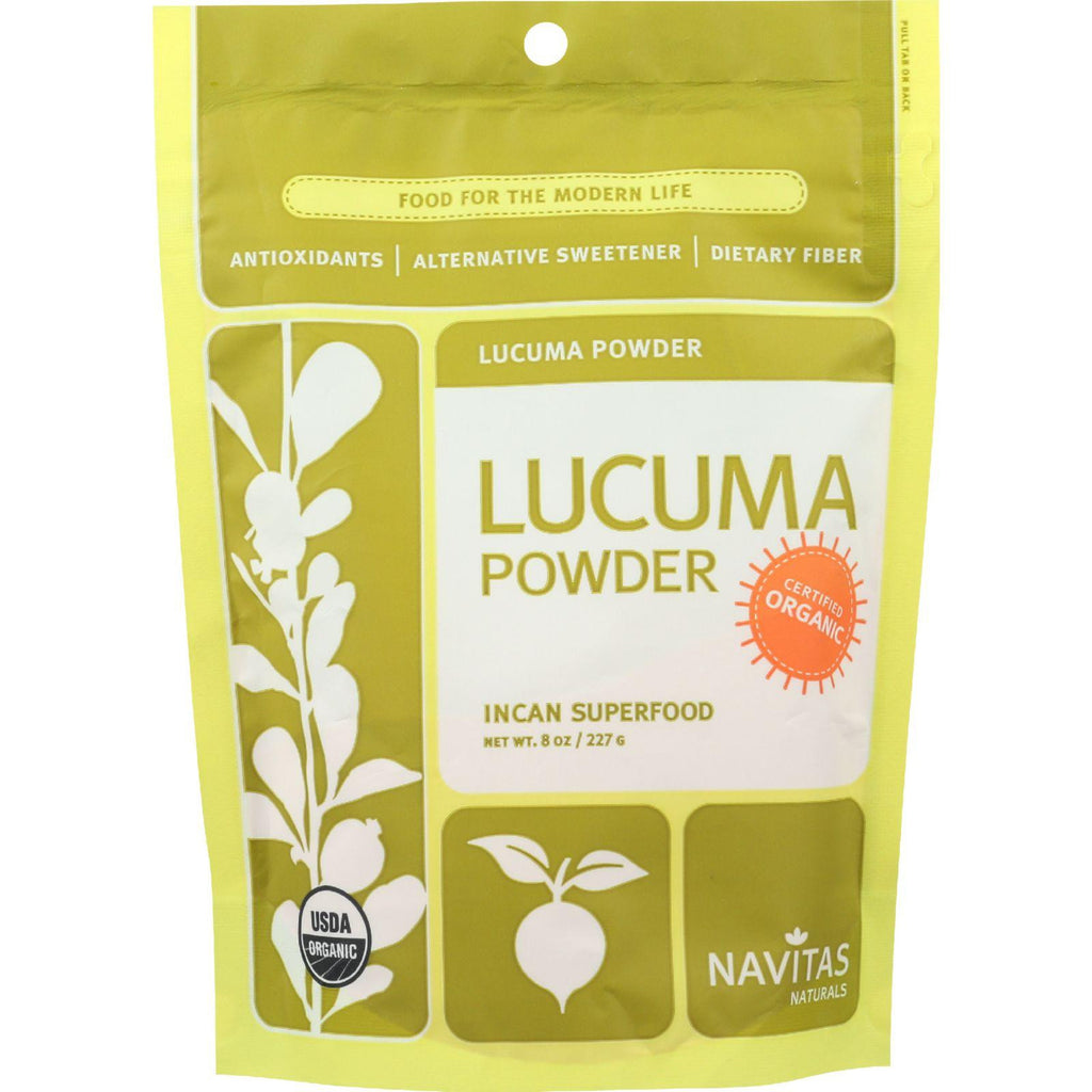 Navitas Naturals Lucuma Powder - Organic - 8 Oz - Case Of 6