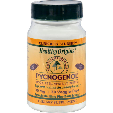 Healthy Origins Pycnogenol - 30 Mg - 30 Vegetarian Capsules