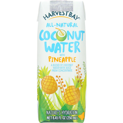 Harvest Bay Coconut Water - Pineapple - 8.45 Oz - Case Of 12