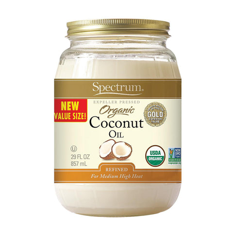 Spectrum Naturals Organic Refined Coconut Oil - Case Of 6 - 29 Fl Oz.