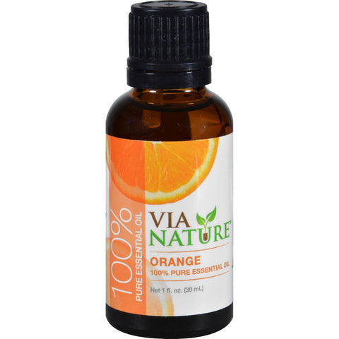 Via Nature Essential Oil - 100 Percent Pure - Orange - 1 Fl Oz