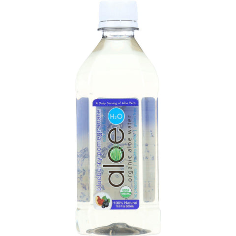 Lily Of The Desert Aloe H2o - Organic - Blueberry-pomegranate - Gluten Free - 16.9 Oz - Case Of 12