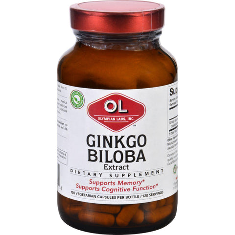 Olympian Labs Ginkgo Biloba - 60 Mg - 120 Vegetarian Capsules