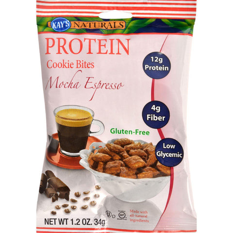 Kays Naturals Cookie Bites - Mocha Espresso - Gluten Free - 1.2 Oz - Case Of 6