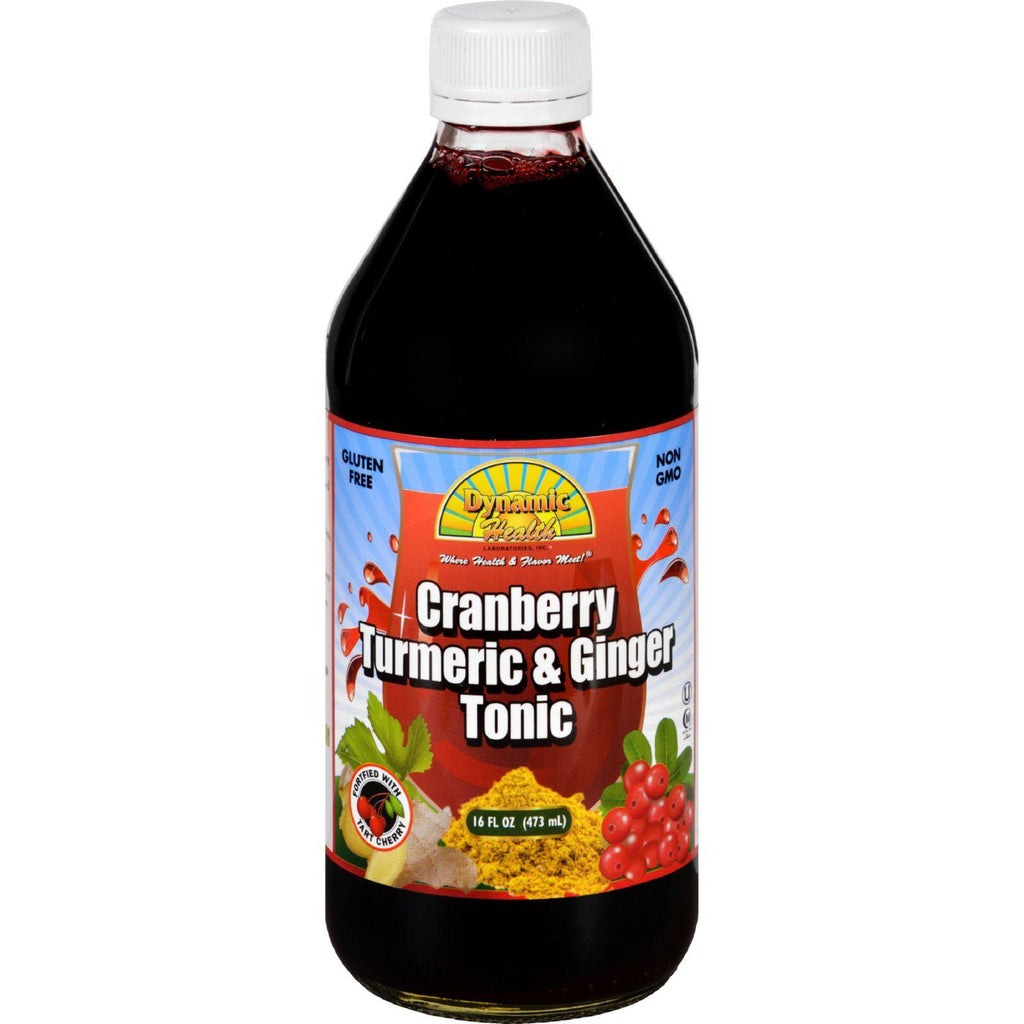 Dynamic Health Tonic - Cranberry Turmeric And Ginger - 16 Oz