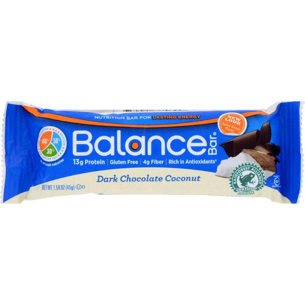 Balance Bar - Dark Chocolate Coconut - 1.58 Oz - Case Of 6