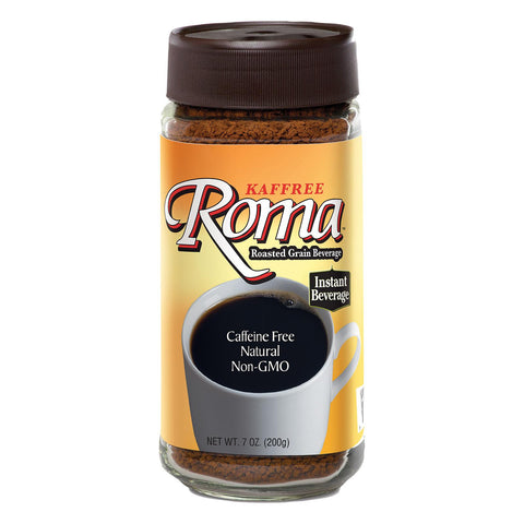 Kaffree Instant Roasted Grain Beverage - Roma - Case Of 6 - 7 Oz.