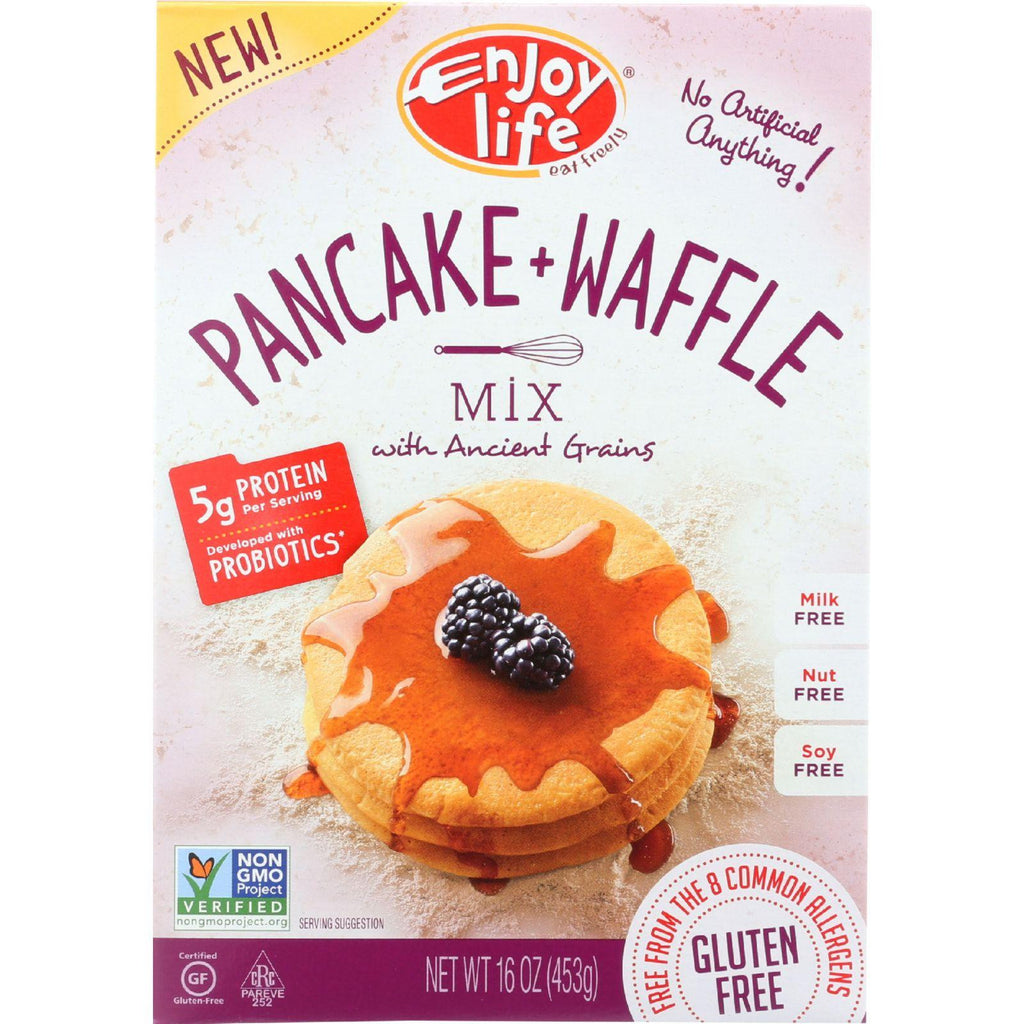 Enjoy Life Baking Mix - Pancake And Waffle - Gluten Free - 16 Oz - Case Of 6