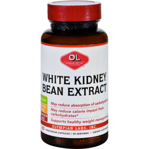 Olympian Labs White Kidney Bean Extract - 60 Vegetarian Capsules