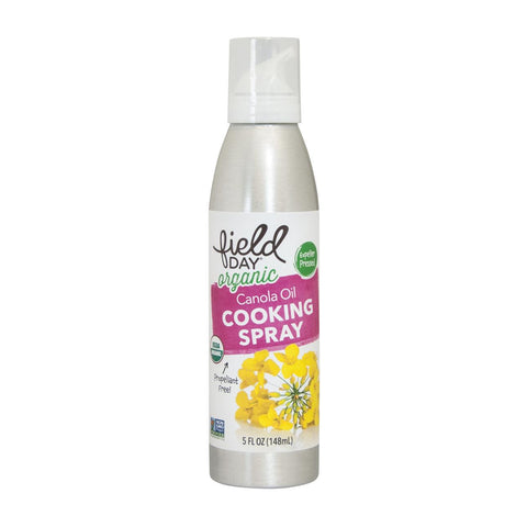 Field Day Organic Canola Oil Cooking Spray - Cooking Spray - Case Of 6 - 5 Fl Oz.