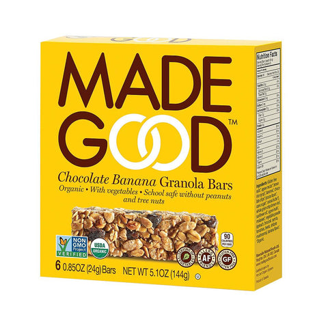 Made Good Granola Bar - Chocolate Banana - Case Of 6 - 5 Oz.