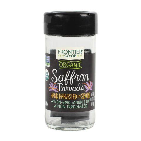 Frontier Herb Organic Saffron Threads - Case Of 1 - 0.018 Oz.