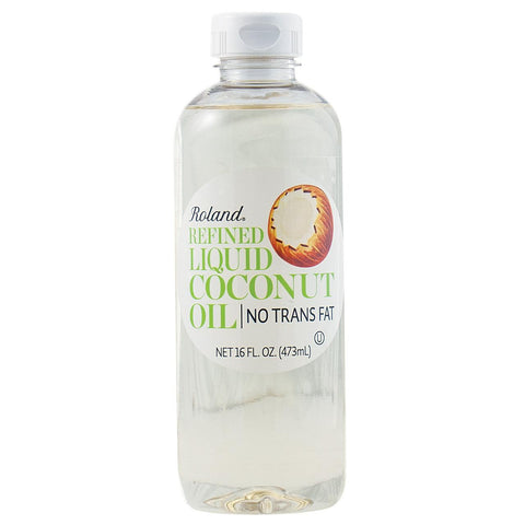 Roland Coconut Oil - Refined Liquid - Case Of 6 - 16 Oz.