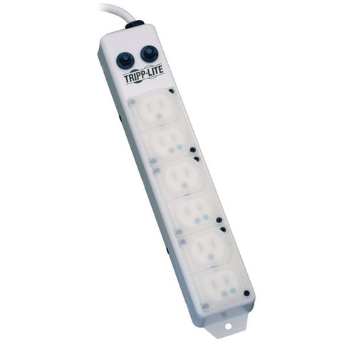 TRIPP LITE PS-615-HG-OEM 6-Outlet Hospital-Grade Power Strip for Patient-Care Vicinity